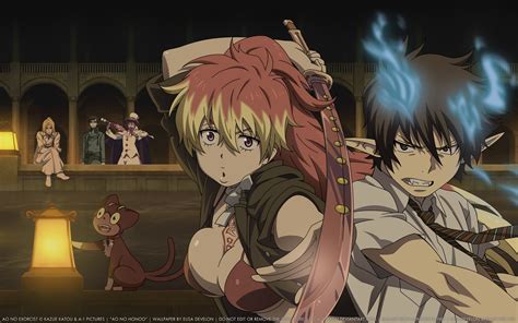 Dynamic Duo: Ao No Exorcist HD Wallpaper by Elisa Develon