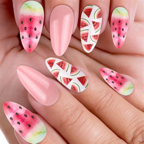 Watermelon Nail Art