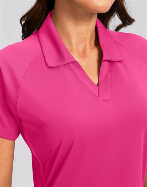 Snapklik.com : Obla Womens Golf Shirt Quick Dry V-Neck Short Sleeve ...