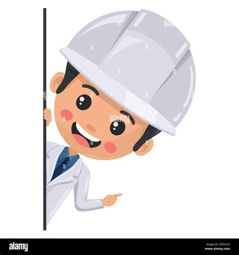 An engineer from the factory Stock Vector Images - Alamy