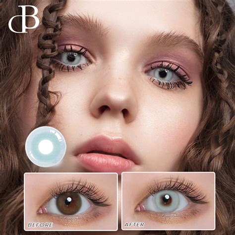 Blue Eye Contacts Before And After Do Colored Contacts Work On Dark