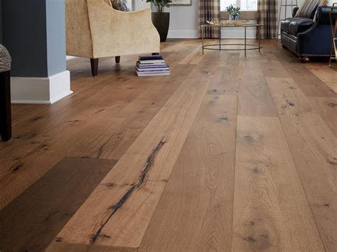 Mustang White Oak Distressed Engineered Hardwood XL Plank | Engineered ...
