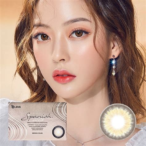 Experience New Eye Styling By Olens Spanish Circle Brown Coloured Lens.
