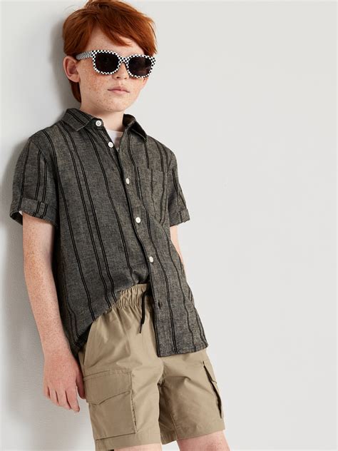 Above Knee Straight Cargo Jogger Shorts for Boys | Old Navy