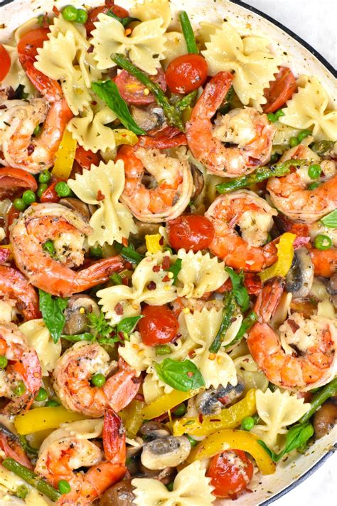 Pasta Primavera with Shrimp - GypsyPlate