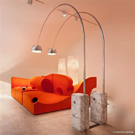 FLOS Arco arc floor lamp, chrome, height 240 cm, E27 | Lights.ie
