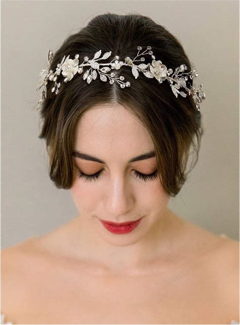 Amazon.com : SWEETV Rhinestone Wedding Headband Crystal Bridal ...