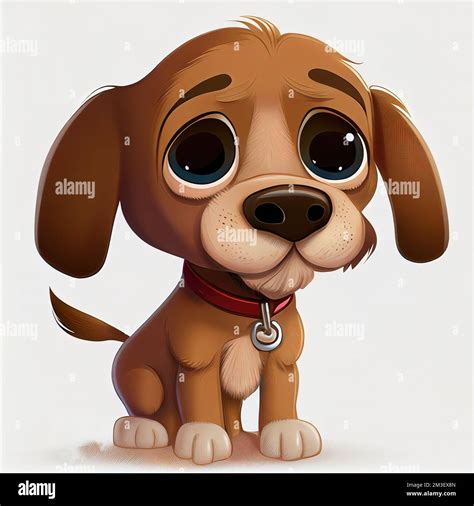 Cute Cartoon Dogs With Big Eyes To Draw