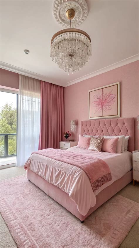 Pink Room Decor Ideas with Layered Textiles in 2025 | Room color ideas ...