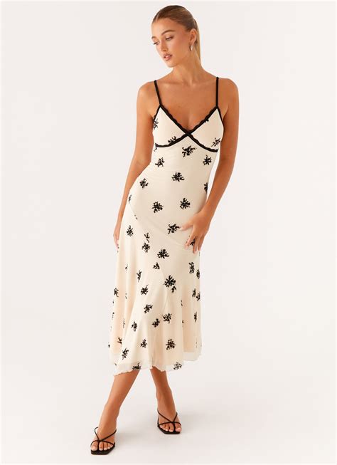 Amelia Midi Dress - Nude – Peppermayo UK