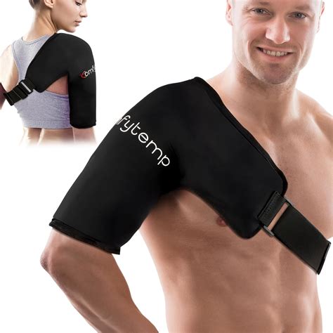 Amazon.com: Comfytemp Shoulder Ice Pack Wrap for Pain Relief, Form ...