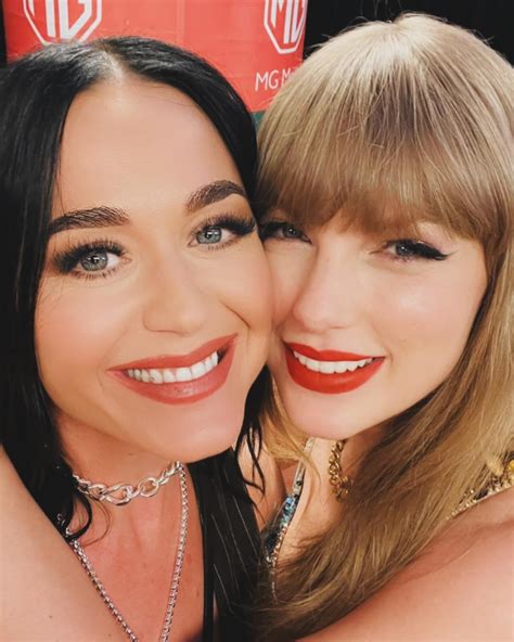 Katy Perry supports Taylor Swift at Eras Tour concert and sings along ...