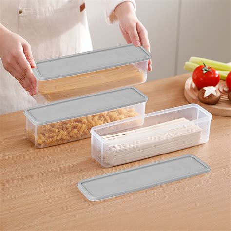 Spring Pantry Refresh Essrntials: Airtight Plastic Storage Boxes 12x3.4 ...