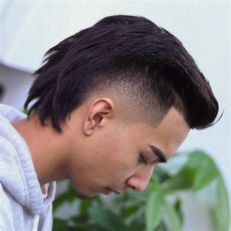 20 Stylish Burst Fade Mullet Haircuts for Men