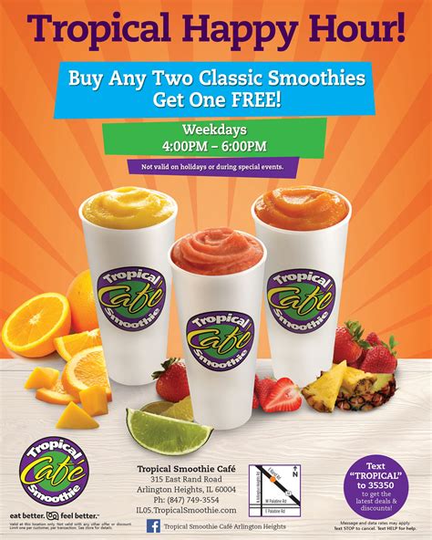 Tropical Smoothie Happy Hour! | Arlington Heights, IL Patch