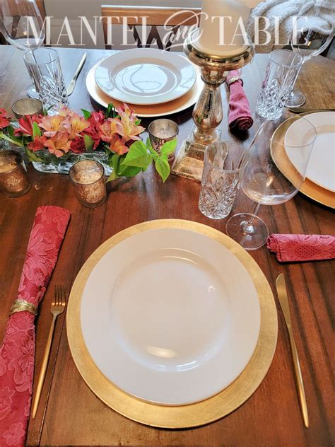 How to Do a Beautiful Casual Table Setting - Fast! - Mantel and Table
