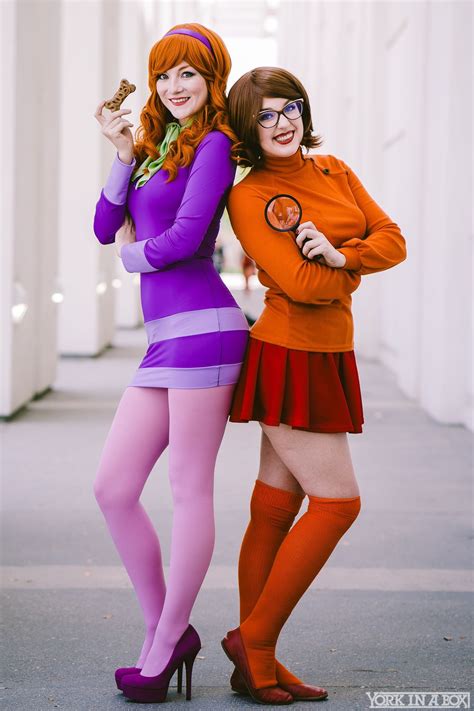 Daphne and Velma from Scooby Doo #cosplay at Comic Con Revolution 2017 ...