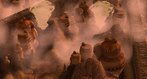 Download Scenic View of Hidden Sand Village in the Desert Wallpaper ...