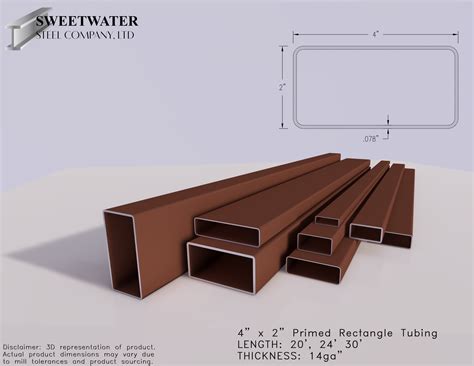 4" x 2" Rectangle Tubing - Sweetwater