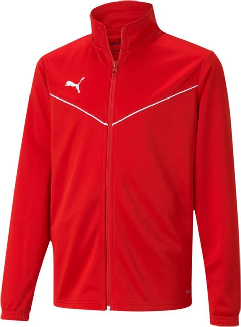 Puma teamRISE Poly Training Jacket Men - Red/White • Pris