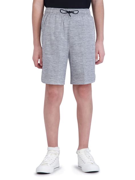 Reebok Boys Athletic Shorts, Sizes 4-18, Polyester Spandex, Elastic ...