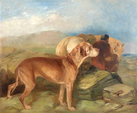 Arabian Horse and Dog Resting, 19th Century circle of SIR EDWIN HENRY ...