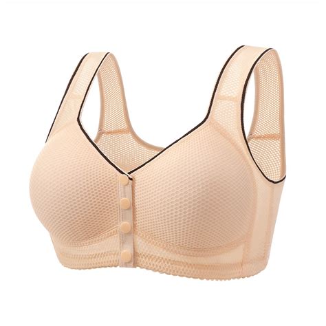 Jkety Womens Deep V Bras Wireless Comfortable Bra Supportive No ...