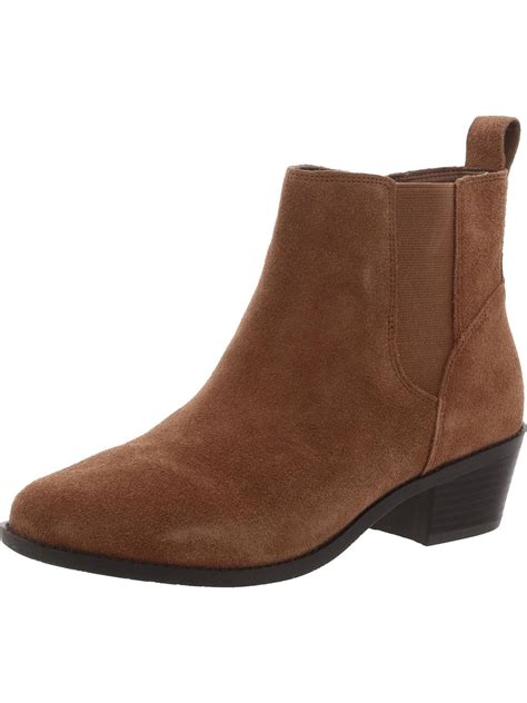 Vionic Womens ROSELAND Suede Almond toe Ankle Boots - Walmart.com