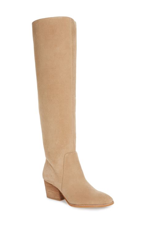 Womens Knee High Tan Boots at Michael Backlund blog