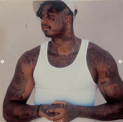 Blueface Debuts Body Transformation, New Face Tattoos In Prison Photos