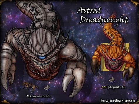 Gigantic Monsters - Astral Dreadnought | Dungeons and dragons homebrew ...