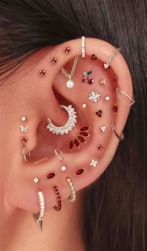 180 Ear Scape ideas in 2025 | earings piercings, ear piercings, ear jewelry