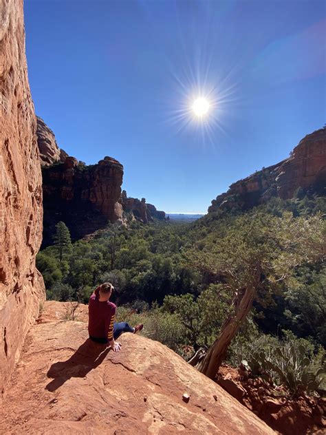 A morning hike in Fay Canyon Sedona AZ. The hike here was easy to say ...