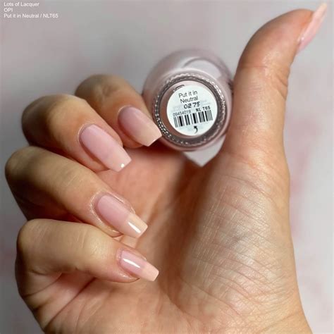 OPI Put it in Neutral VS Baby, Take a Vow