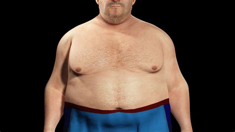 3D model Fat Man naked and clothed VR / AR / low-poly | CGTrader