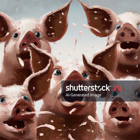 Pigs Pig Slop Splattered All Over AI-generated image 2370188927 ...