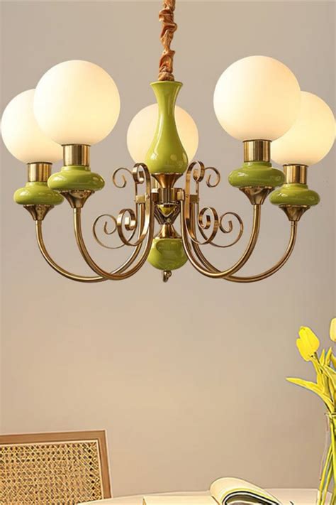 Modern Creative Art Onyx Chandelier | Green chandeliers, Glass chandelier, Chandelier