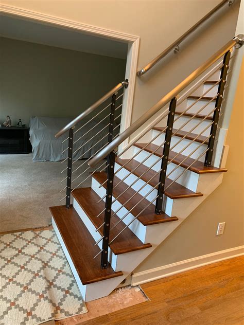 Black Cable Stair Railing at Trent Lopez blog