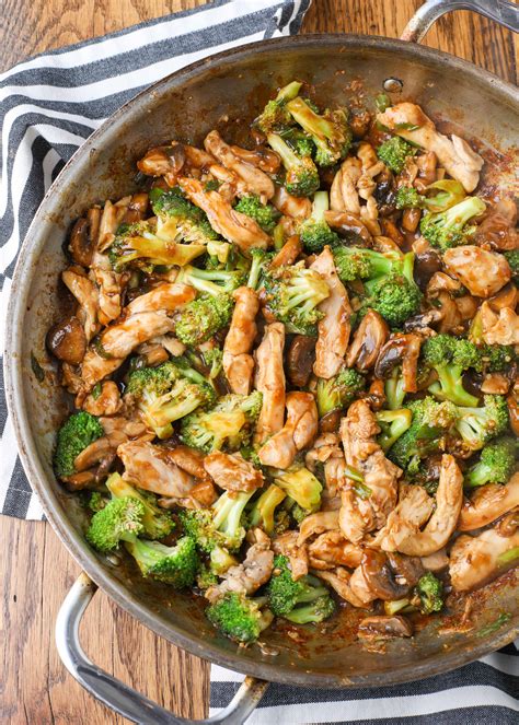 Ginger Chicken and Broccoli Stir Fry - Barefeet in the Kitchen