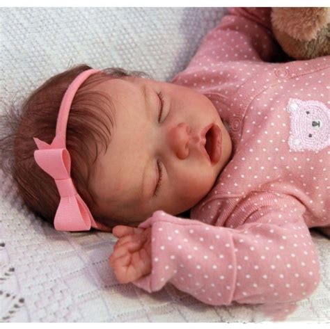 18 Inch Lovely Sleeping Lifelike Reborn Baby Dolls Realistic Handmade ...