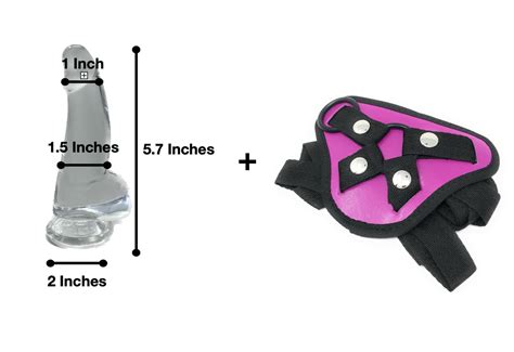 Strap-On-G-Spot-Suction-Cup-Harness-Dildo-Clitoral-Anal-Lesbian-Sex-Toy ...