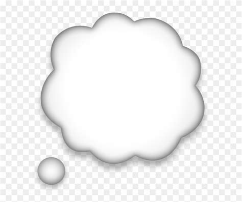 Thought Speech Bubble Emoji - Thinking Bubble Emoji Png - Free ...