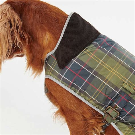 Barbour Waterproof Tartan Dog Coat | Dog Walking Accessories | Lords ...