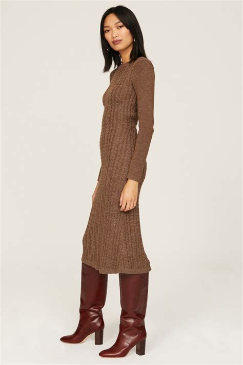Brown Sweater Dress by Love, Whit by Whitney Port | Rent the Runway