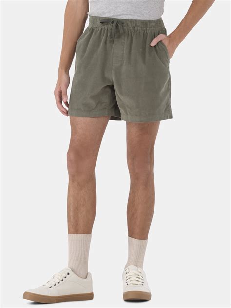 No Boundaries 6” Corduroy Shorts, Men’s and Big Men’s, Sizes XS-5XL ...