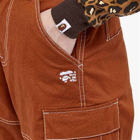 A Bathing Ape High Waist Cargo Pant Brown | END. (GB)