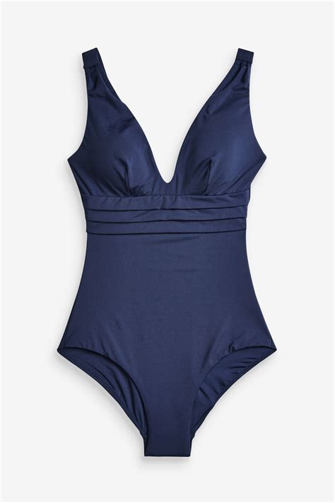 Tummy Control Plunge Swimsuit at Sean Swick blog