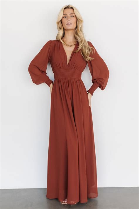 Olivia Maxi Dress | Cinnamon – Baltic Born