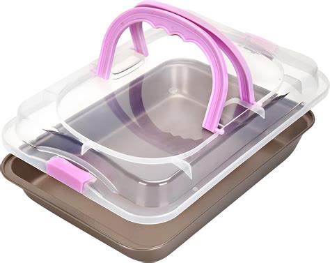 Amazon.com: Rommeka 9x13 Baking Pan with Lid, Non Stick Sheet Pans for ...