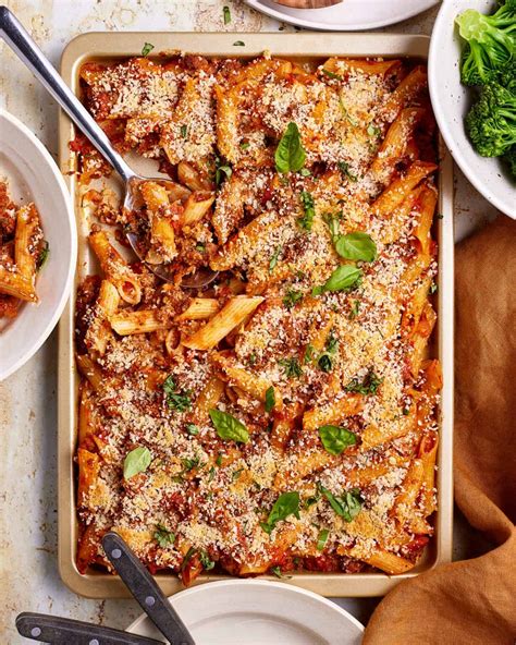 Easy Baked Penne with Meatballs - Kalejunkie
